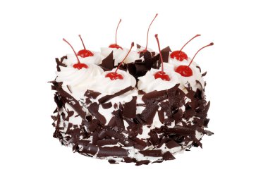 Isolated black forest cake clipart