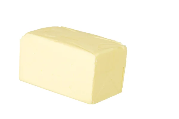 Manteiga isolada — Fotografia de Stock