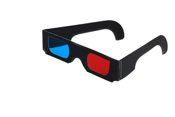 Изолированные 3D очки — стоковое фото