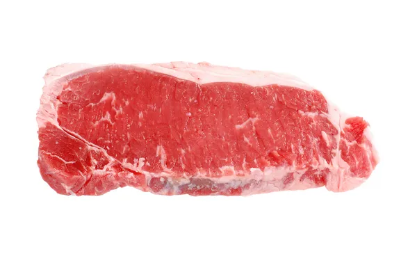 Geïsoleerde strip loin biefstuk — Stockfoto
