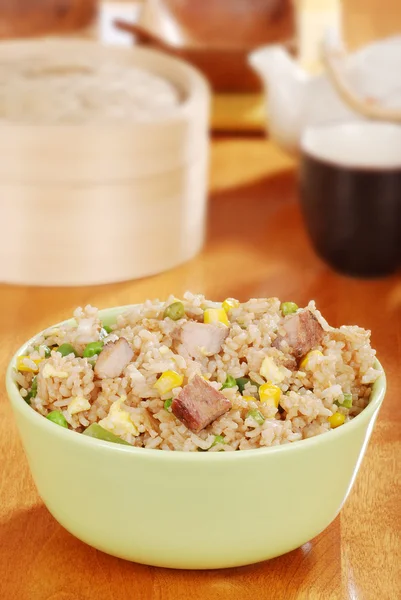 Χοιρινό τηγανητό ρύζι — Φωτογραφία Αρχείου