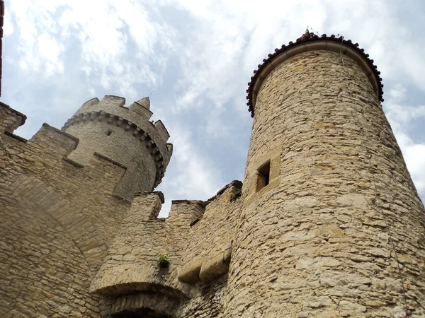 Gothic Kokořín castle — Zdjęcie stockowe