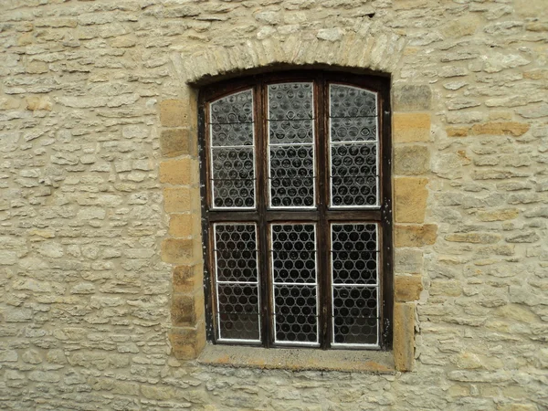 Burgfenster — Stockfoto
