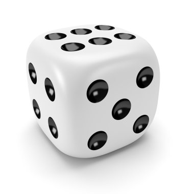 White dice clipart