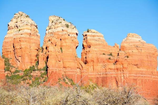 Röda klippor formationer — Stockfoto
