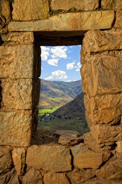 Pisac ruins clipart