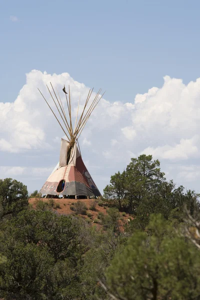 Tipi on the hill — Stock Photo, Image