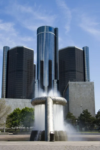 Renesanční centrum a fontána — Stock fotografie