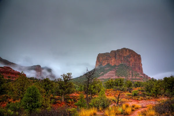 Rain over Red Rocks — Stock Photo, Image
