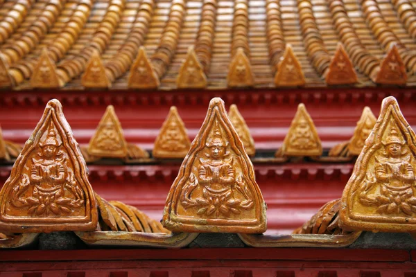 Detalhe do telhado templo — Fotografia de Stock