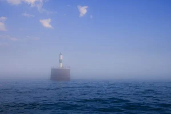 霧の灯台 — ストック写真