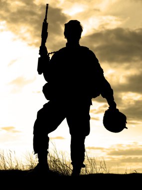 US soldier clipart