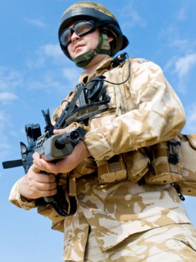 British Royal Commando clipart