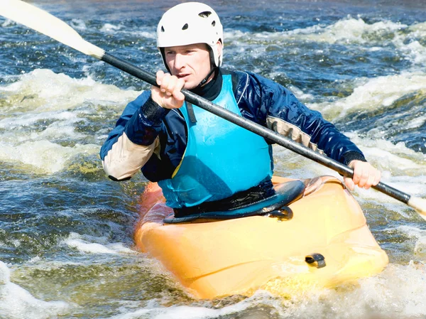 Kayaker. — Fotografia de Stock