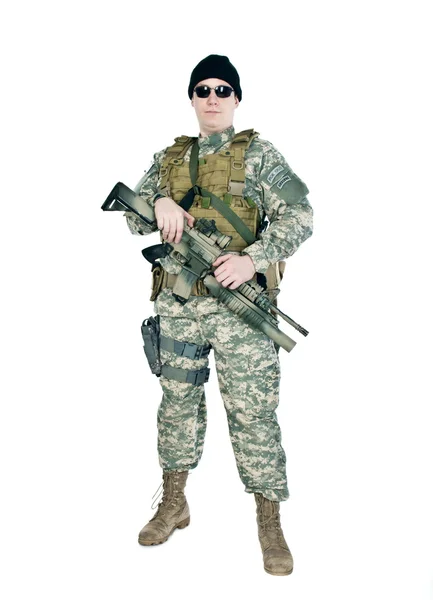 Amerikansk soldat – stockfoto