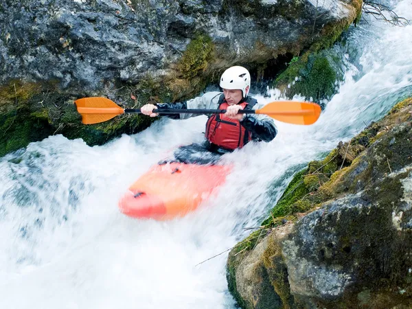 Kayaker. — Fotografia de Stock