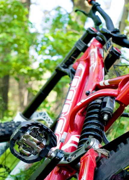 Full suspension bike — Stock Photo, Image