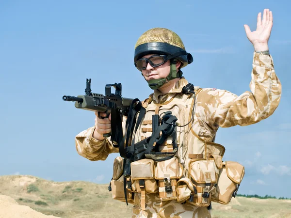 Britse Koninklijke commando — Stockfoto