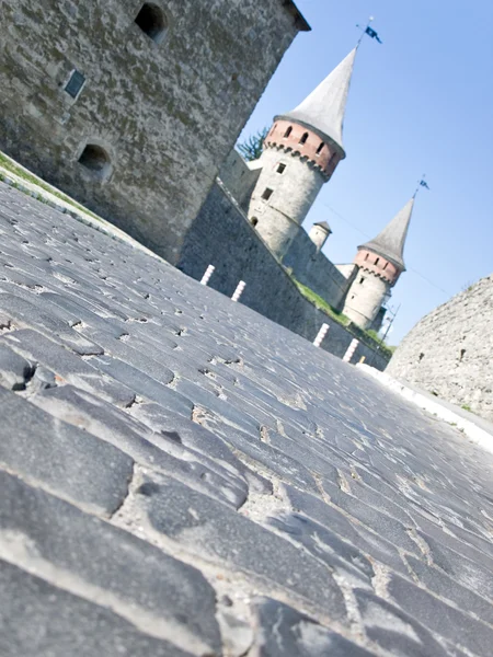 Estrada velha do castelo — Fotografia de Stock