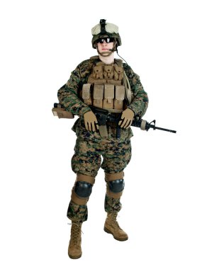 US soldier clipart