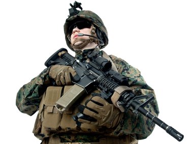 US soldier clipart