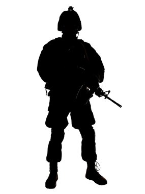 US soldier clipart