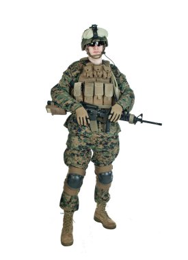 US soldier clipart