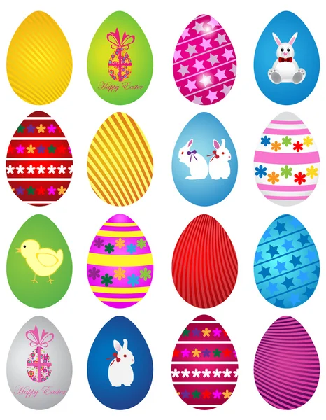 Huevos de Pascua — Archivo Imágenes Vectoriales