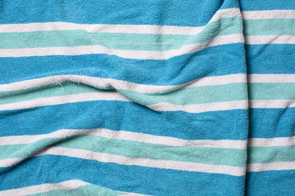 Wrinkled Beach Towel Background — Stock Photo, Image