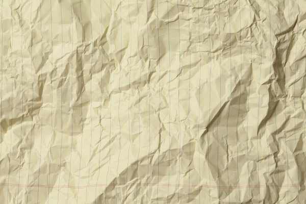Crumple Yellow Paper Background — Stock Photo, Image