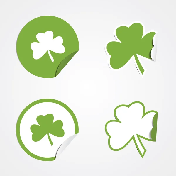 stock vector St Patricks Day Stickers