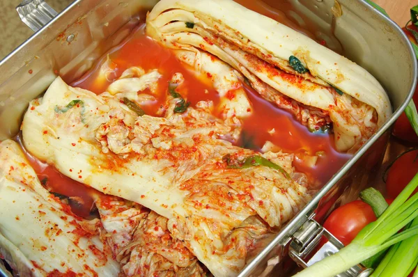 Radish kimchi , — Stock Photo, Image