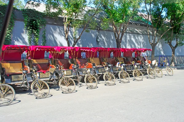 Parcheggio trishaw Immagine Stock