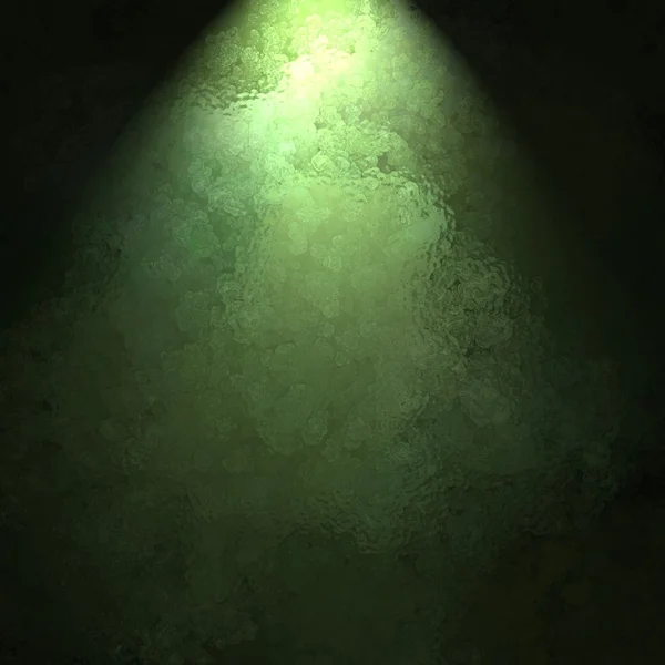スポット ライトと緑の背景 — ストック写真