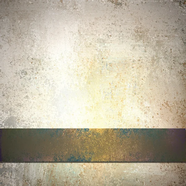 White and gold grunge background — Stock Photo, Image