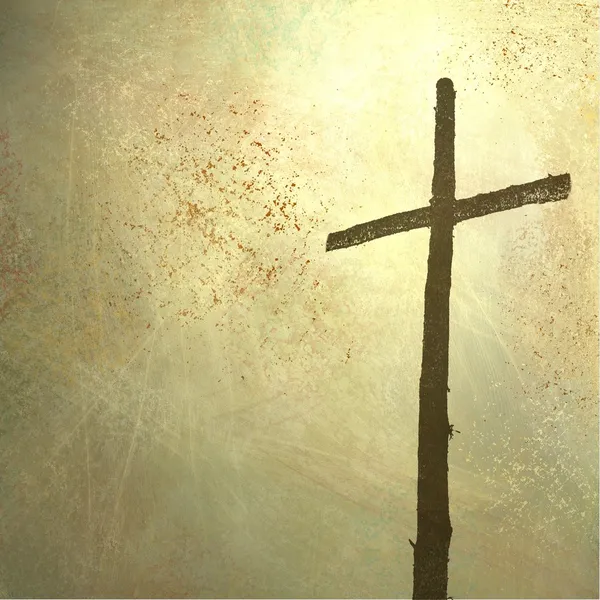 Páscoa fundo cruz — Fotografia de Stock