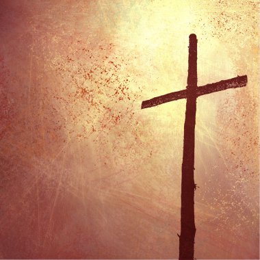 Easter cross background clipart