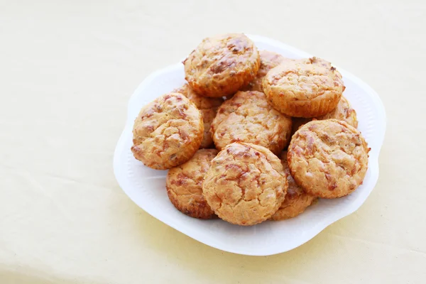 stock image Cheese burger muffins