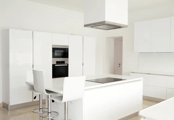 Stock image New white kitchen