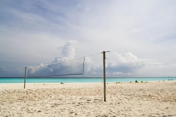 Pista de voleibol playa —  Fotos de Stock