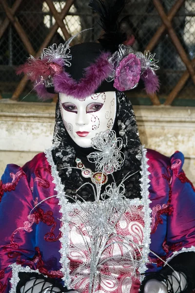 Enmascarado en Venecia — Foto de Stock