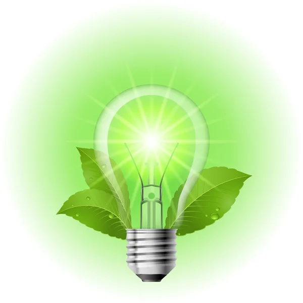 에너지 절약 램프 — 스톡 벡터