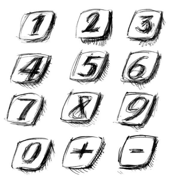 Números de telefone — Fotografia de Stock