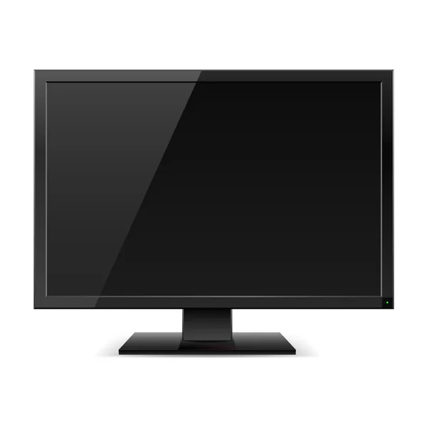 Lcd tv monitor — Stock Vector