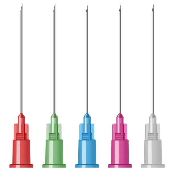 stock vector Medical needles