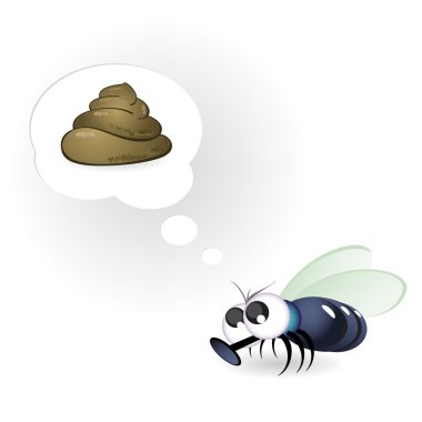 Cartoon fly clipart