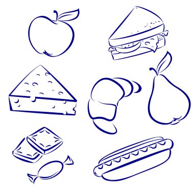 Set a morning meal clipart