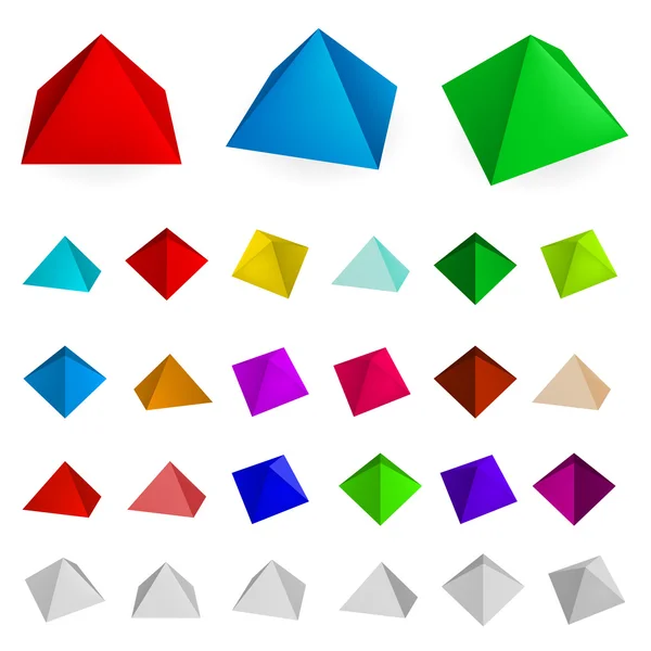 Pyramides — Image vectorielle