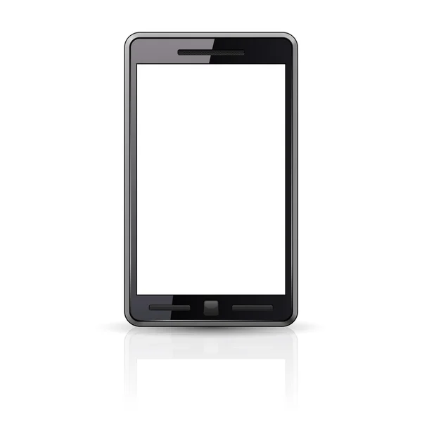 Schwarzes Smartphone — Stockvektor