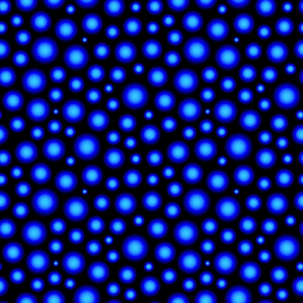 Burbuja negra y azul — Stockvector